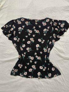 Westside Floral Print Top
