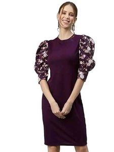 Floral Sleeve Mini Dress