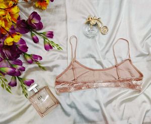 🇳🇿💫🎀Pink Velvet Bralette