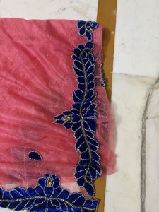 Pink &amp; Blue saree