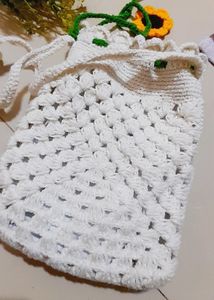 Cute Crochet Potli Handmade Crosia