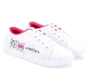 New Cat Print Shoes