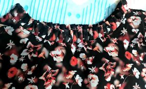 Floral Ruffle Blouse