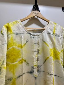 Tie-Dye Cotton Kurta