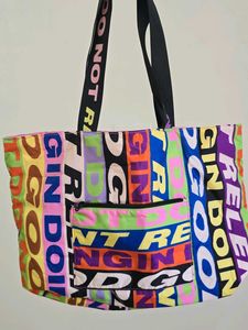 H&amp;M Colorful Graphic Tote Bag
