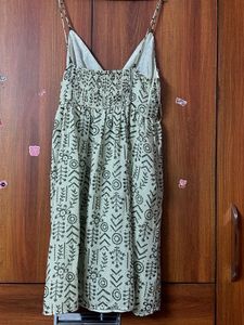 Printed Spaghetti Strap Dress