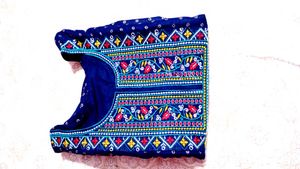 Embroidered Blue Kurta