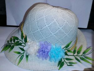 Vintage Floral Sun Hat