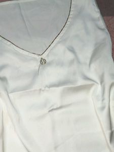White Sleeveless Top