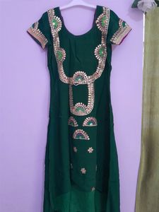 Updwon  Frok Kurti With Garara