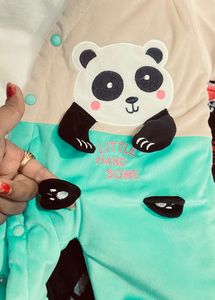 velvet baby romper