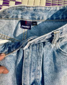 Acid Wash Denim Jeans