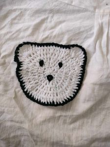 cute bear crochet coasters combo