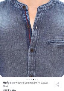 Branded Men&#39;s Denim Shirt