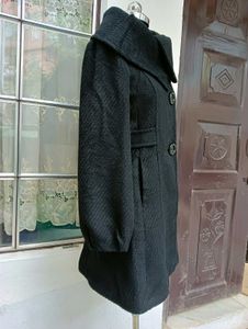 Black Woolen Coat ( DIA)( Booked)