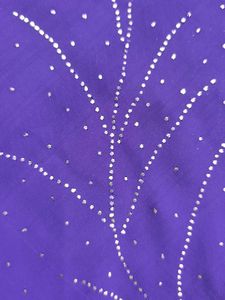 Vintage Mukesh Hand work Saree