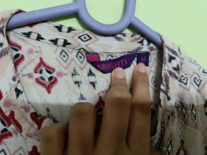 Patterned Tunic Top