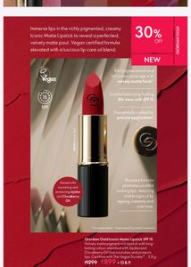 Oriflame Giordani Gold Iconic Matte Lipstick SPF15