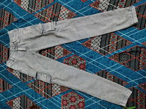 Gray Denim Jeans