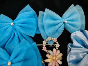 Blue Hair Accessory Bundle