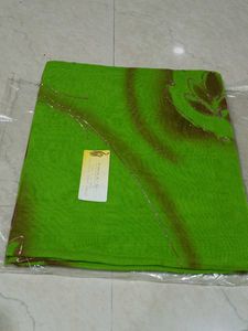 Green Printed Dupatta