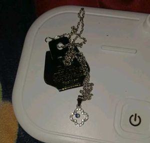 Ravi Chains Evil Eye Clover Necklace