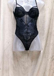 I. Black Lace Bodysuit