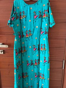 Printed Gown