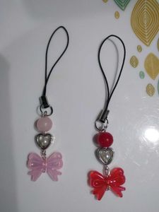 •Mini Bow Phone Charm•