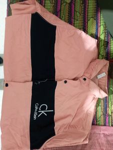 Men Pink, White Printed Polycotton Unstitched Shirt Material (Free Size) Lycra Shirt Only Use 5 Times