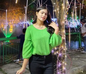 Cute Green Pullover Sweater