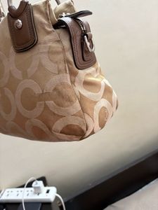 🔔PRICE DROP COACH-KRISTIN OP ART SATEEN SATCHEL