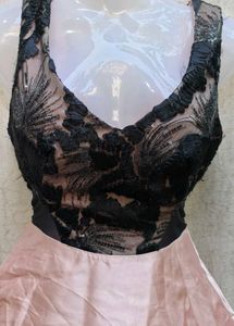 I. Lace &amp; Satin Party Dress