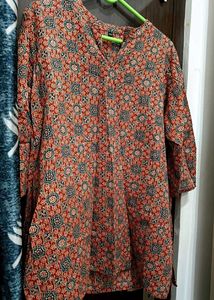 Printed Tunic Top