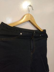 Dark Blue Denim Shorts(Women)