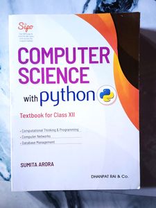 Computer Science Textbook Of Class 12