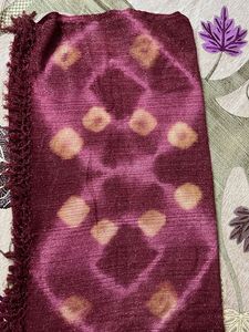 maroon shimmery stole