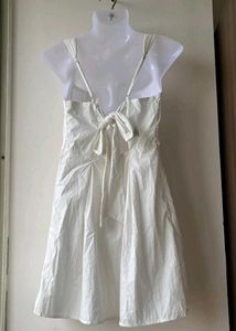 White Sundress with Tie Back