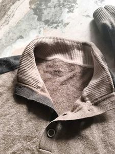 Men's Brown Knit Sweater