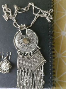 2 Combo of Oxidised Jewellery Set With Earrings