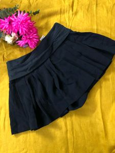 Cute Plane Bule Mini Skirt