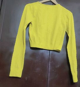 Yellow🟡 Crop Top for 32 Bust