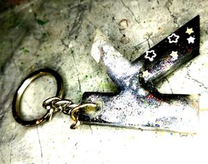 Letter K Keychain
