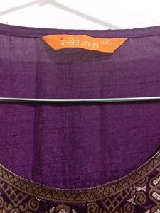 Elegant Purple Kurta XXL size