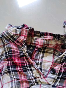 Pink Plaid Tunic