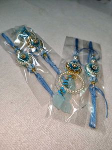 2 Pcs Combo Set Pair Rakhi