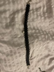 Black Choker Necklace Set