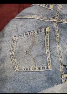 Levis High Waist Branded Denim