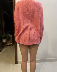 Cute Pink Knit Sweater