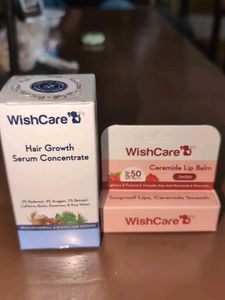 Wishcare Hair Growth Serum Concentrate And Lip Blm